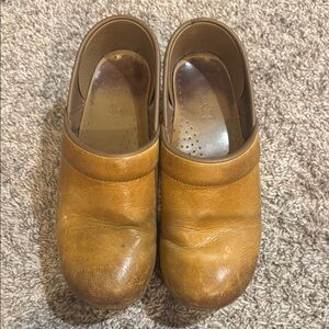 Dansko Brown Leather Clogs